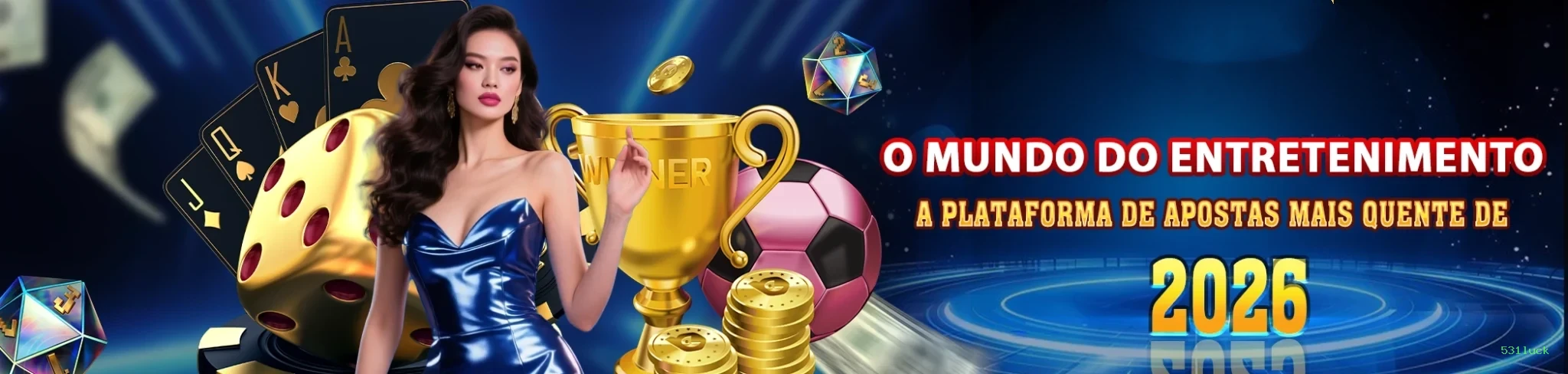 Aplicativo móvel 531luck para iOS e Android